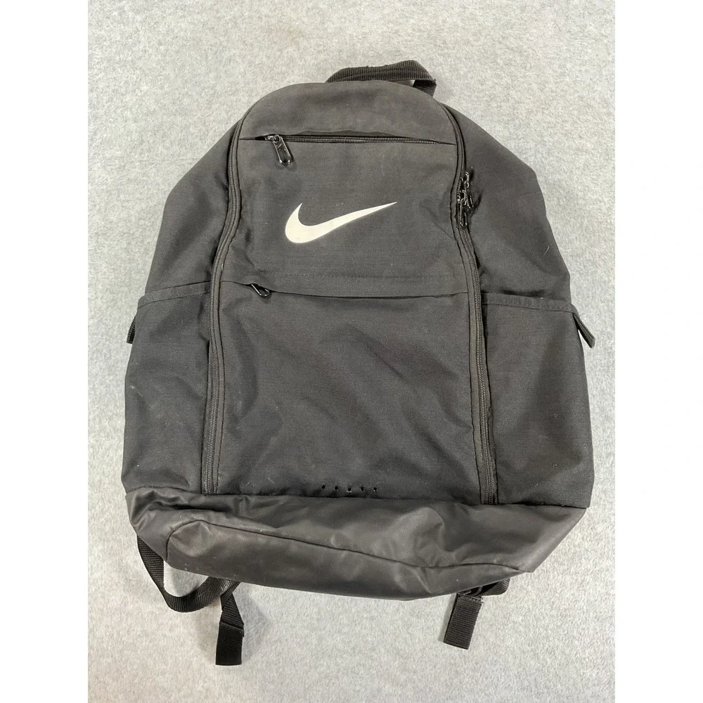 Nike Classic North Backpack Black White Swoosh School Sports Bag BA4863-001